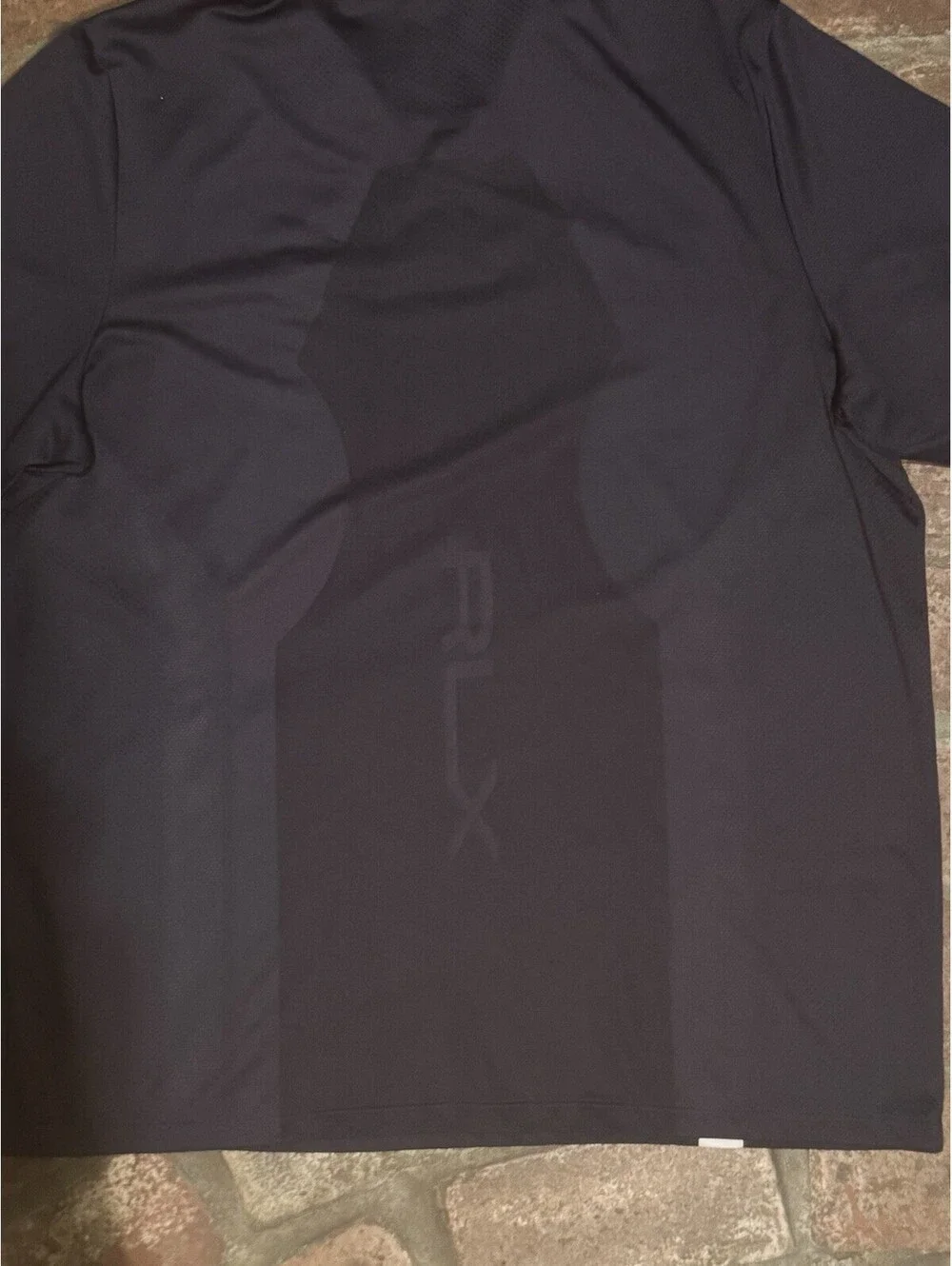RLX Ralph Lauren Performance Golf Polo Shirt Mens XL Black Bellarive